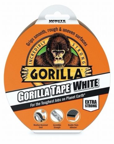 GORILLA DUCT TAPE WHITE 27M X 48MM*
