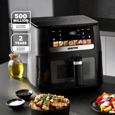 AIR FRYER SINGLE BASKET 6.5L GEEPAS*