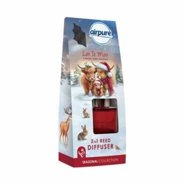 XMAS AIRPURE 2IN1 REED & BEAD DIFFUSER ASSORTED SINGLE