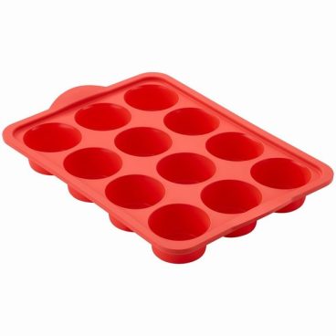 JUDGE SILICONE RED MUFFIN 12 CUP