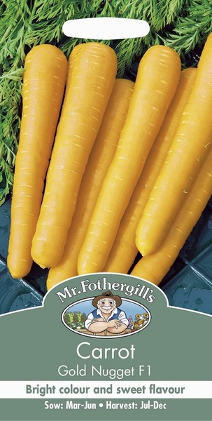 SEEDS – CARROT – GOLD NUGGET F1