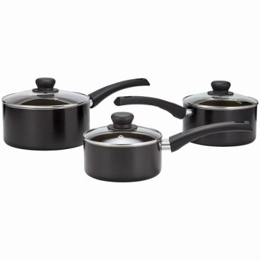 JUDGE ESSENTIALS SAUCEPAN SET 3PCE n/r